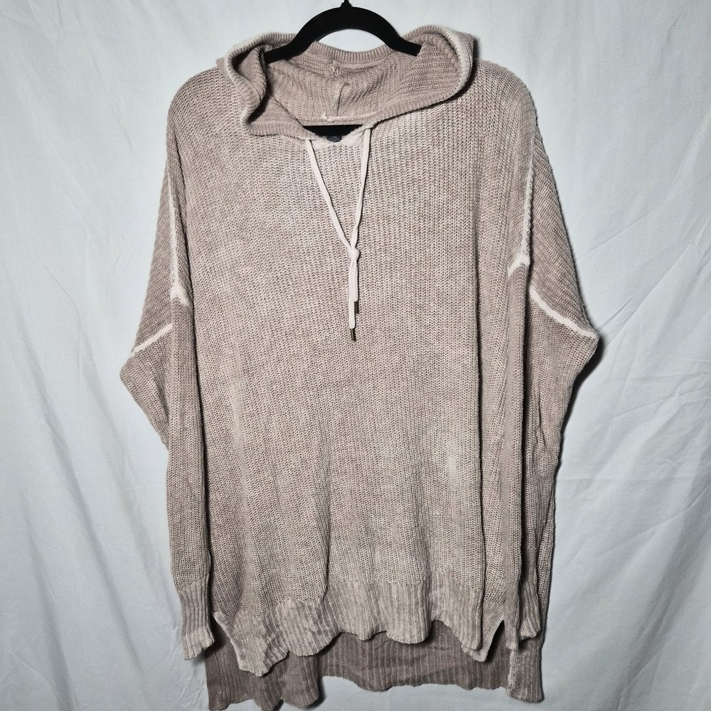American Eagle Womens‎ Oversized Knit Hooded Sweater Large